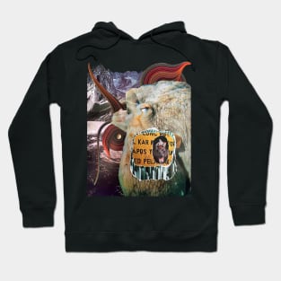 Psychedelic Octopus Collage Hoodie